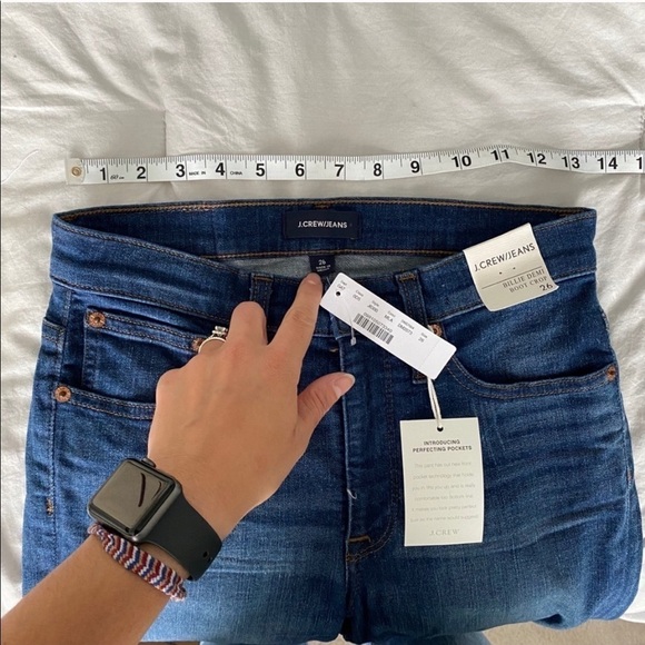 NWT J. Crew Billie Demi Boot Crop Jeans - Picture 11 of 12